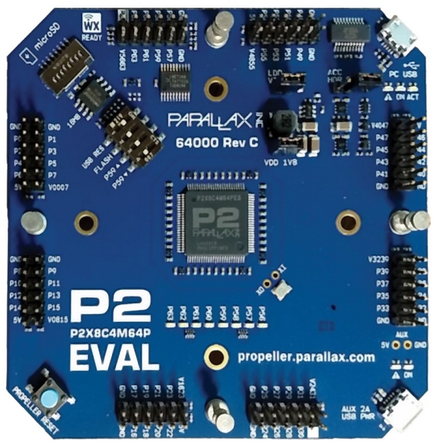 Parallax Releases the Propeller 2 Microcontroller! The National